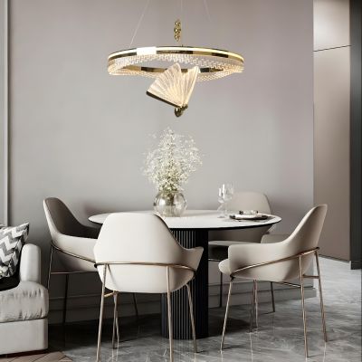 Light Prestige Marissa lampa wisząca 2x33 W złota LP-2515/1P Cristal GD