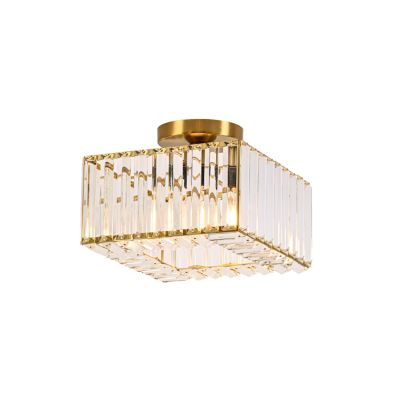 Light Prestige Vetro lampa podsufitowa 1x15 W złota LP-2910/1C GD square