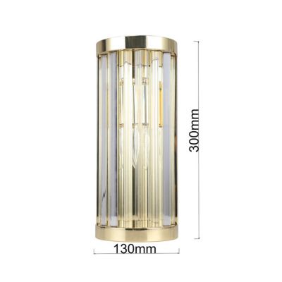 Light Prestige Vetro kinkiet 1x10 W złoty LP-2910/1W GD