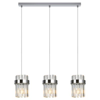 Light Prestige Vetro lampa wisząca 3x10 W chrom LP-2910/3L CH