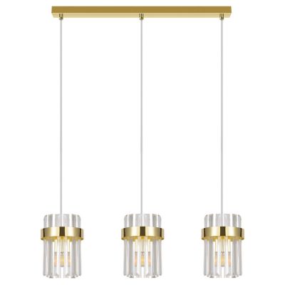 Light Prestige Vetro lampa wisząca 3x10 W złota LP-2910/3L GD