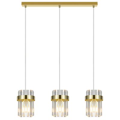 Light Prestige Vetro lampa wisząca 3x10 W złota LP-2910/3L GD