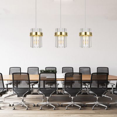 Light Prestige Vetro lampa wisząca 3x10 W złota LP-2910/3L GD