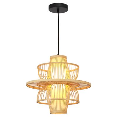 Light Prestige Astra lampa wisząca 1x15 W ratan LP-3110/1P NT