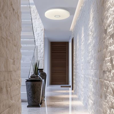 Light Prestige Solaro plafon 1x23 W biały LP-5490/1C-40 WH