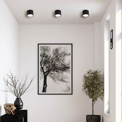 Light Prestige Kendal lampa podsufitowa 1x7 W czarna LP63311SMGX53BK