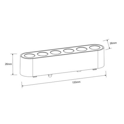 Light Prestige Magnetic Slim lampa magnetyczna 1x6 W biały LP-636-MAG SLIM 6W 3BK