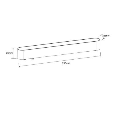 Light Prestige Magnetic Slim lampa magnetyczna 1x12 W czarny LP-646-MAG SLIM 12W 3BK