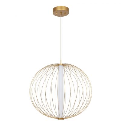 Light Prestige Treviso lampa wisząca 1x28 W złota LP-798/1PLGD