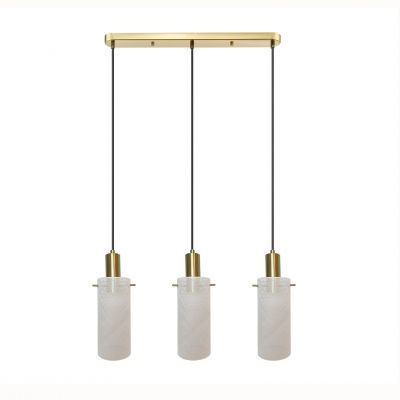 Light Prestige Tirana lampa wisząca 3x40 W biały/złoty LP-945/3LWH