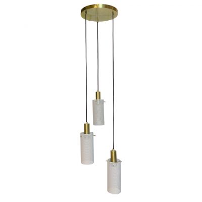 Light Prestige Tirana lampa wisząca 3x40 W biały/złoty LP-945/3PWH
