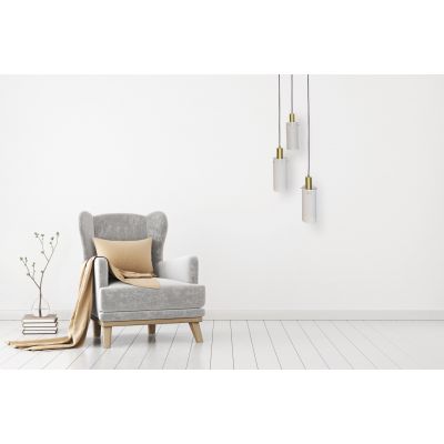 Light Prestige Tirana lampa wisząca 3x40 W biały/złoty LP-945/3PWH