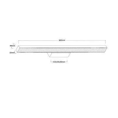 Light Prestige Aqua kinkiet 1x20 W biały LP-987/1W M WH