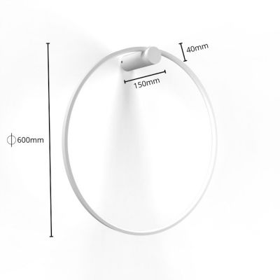 Light Prestige Mirror kinkiet 1x33 W biały LP-999/1W S WH CCT