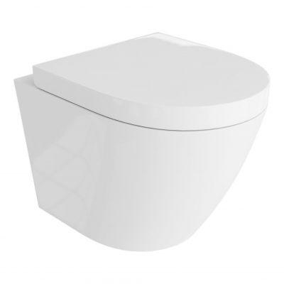 LaVita Sogo miska WC wisząca z deską wolnoopadającą biały