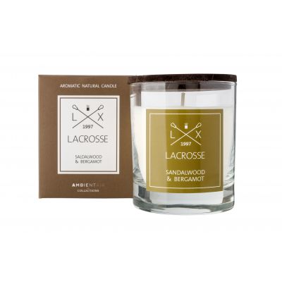 Lacrosse Sandalwood & Bergamot świeca zapachowa roślinna 40 h ZVV040SBLC