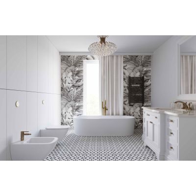Luxrad Kastor grzejnik łazienkowy dekoracyjny 139,5x58 cm biały KAST13955809003ZDC