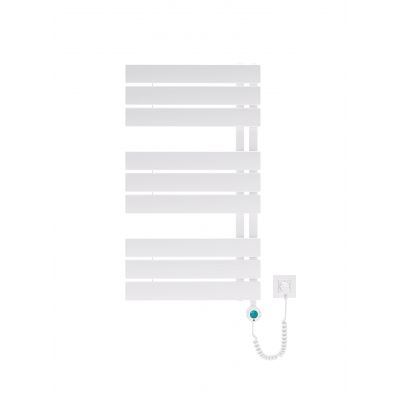 Luxrad Nobile Elektro grzejnik elektryczny 111x50 cm z grzałką elektryczną 400 W biały (NOB11105009003ERG,GLX400B)