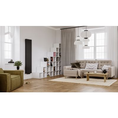 Luxrad Ring Podwójny grzejnik dekoracyjny 160x41 cm podłączenie dolne RINP16004107016ZDC