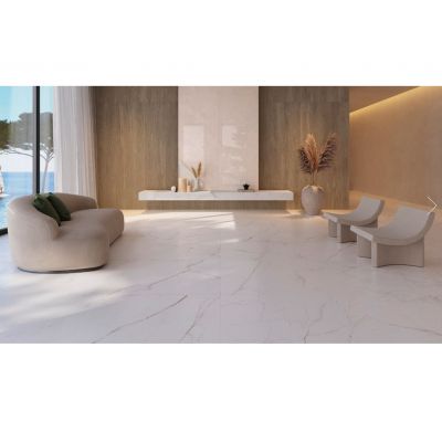 Museum by Peronda Dual White Shaped płytka ścienno-podłogowa 100x100 cm beżowa-biała-mix kolorów