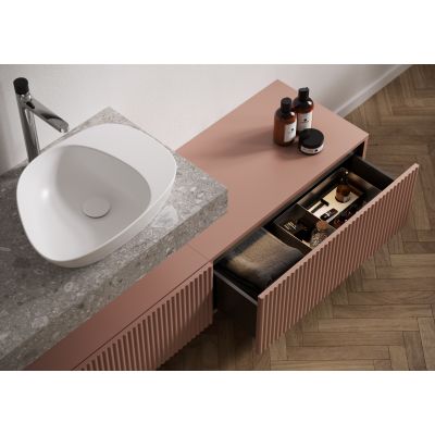 Meissen Keramik Kontra blat naszafkowy 120,4x42,8 cm marsala S1004-012