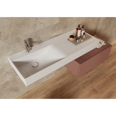 Meissen Keramik Kontra blat naszafkowy 140,4x42,8 cm marsala S1004-014