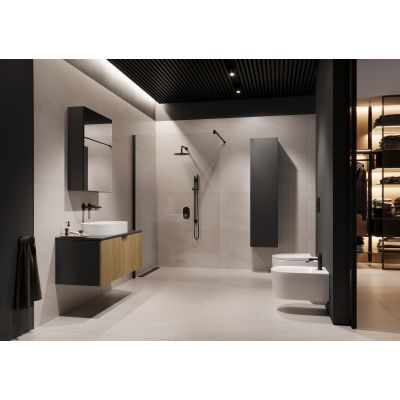 Meissen Keramik Werta szafka z blatem 99,8x45x42,1 cm podumywalkowa wisząca antracyt S1005-010