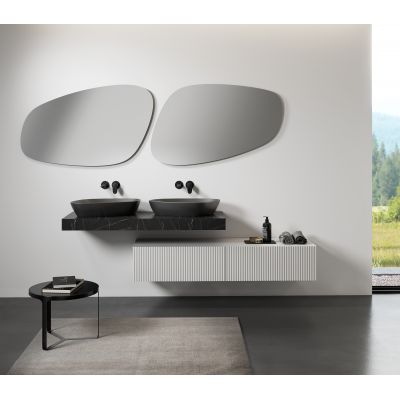 Meissen Keramik Kontra blat 140x50 cm czarny S801-532