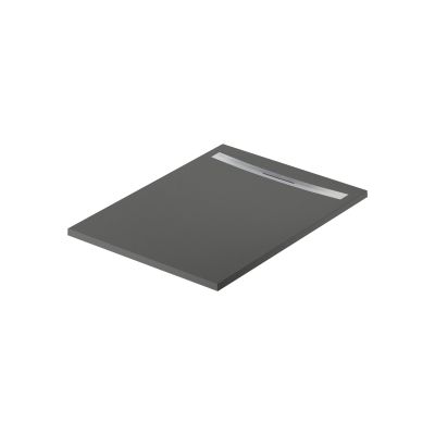 Meissen Keramik Kontra brodzik prostokątny z maskownicą 120x90 cm grafitowy S207-011