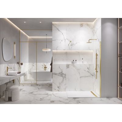 Meissen Keramik Kontra brodzik prostokątny z maskownicą 100x90 cm biały S207-032