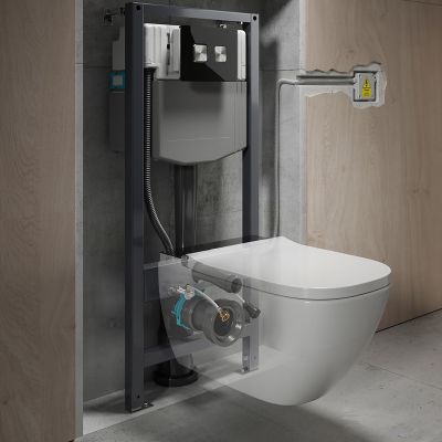 Meissen Keramik Eterna 2 stelaż podtynkowy do miski WC wiszącej K97-0575