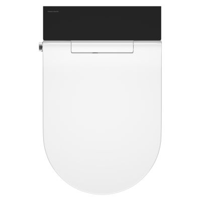 Meissen Keramik Genera Ultimate Oval toaleta myjąca wisząca biała/czarna S701-514