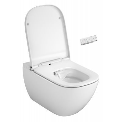 Meissen Keramik Genera Ultimate Square toaleta myjąca wisząca biała S701-515