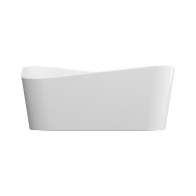 Meissen Keramik Kontra wanna wolnostojąca 169,5x75,5 cm prostokątna biała S301-358