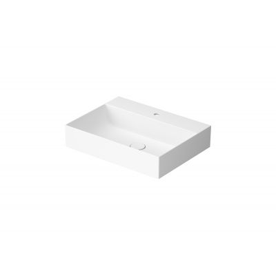 Meissen Keramik Kontra umywalka 60,5x45,5 cm prostokątna biała K682-043