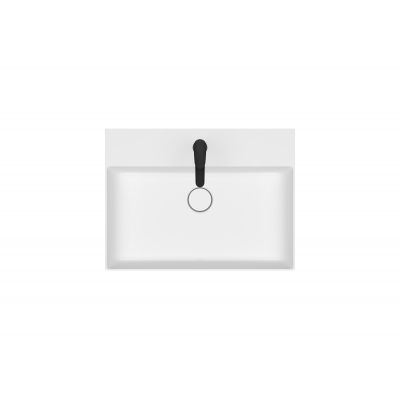 Meissen Keramik Kontra umywalka 60,5x45,5 cm prostokątna biała K682-043