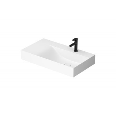 Meissen Keramik Kontra umywalka 80,5x45,5 cm prostokątna biała K682-045