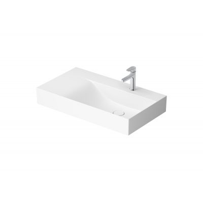 Meissen Keramik Kontra umywalka 80,5x45,5 cm prostokątna biała K682-045