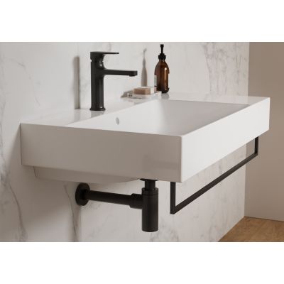 Meissen Keramik Werta umywalka 80,5x45,5 cm prostokątna ścienna-meblowa biała K691-011