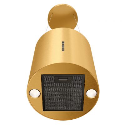 Maan Elba 435 okap kuchenny 35 cm wyspowy złoty połysk OELBL435J4KS.S3CZ.IN.SA2.ZL3.FW_EO