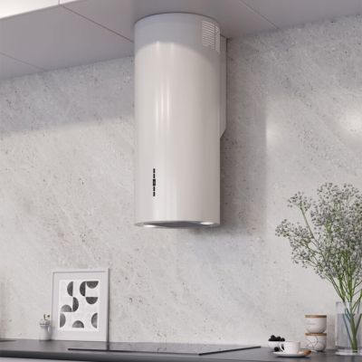 Maan Elba W35 okap kuchenny 35 cm kominowy biały OELBW835J4KS.S3.BI_EO