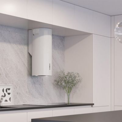 Maan Elba okap kuchenny 39 cm kominowy biały OELBW839J4KW.S3.BI_EO