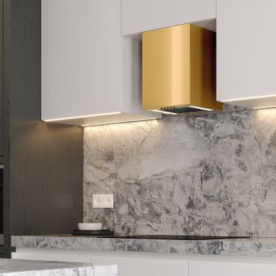 Maan Ponza okap kuchenny 30 cm kominowy złoty PONW430LEPC.S3CZ.SA.ZL3.2L_EO