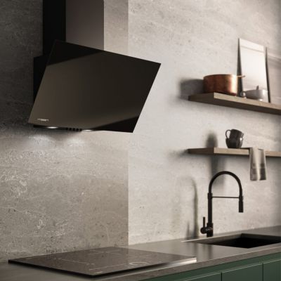 Maan Vertical okap kuchenny 59,5 cm kominowy czarny OVERG60D4PC.S3.MC.KSB