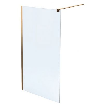 Massi Walk In Fix Gold ścianka prysznicowa 90 cm złoty/szkło przezroczyste MSKP-FA1021-90-G