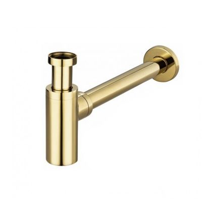 Massi syfon do umywalki złoty butelkowy MSA-PM-05