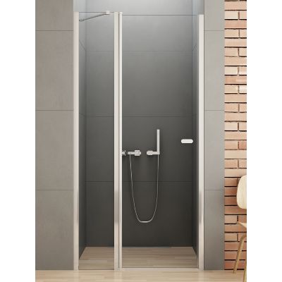 New Trendy New Soleo drzwi prysznicowe 110 cm uchylne chrom połysk/szkło przezroczyste D-0157A