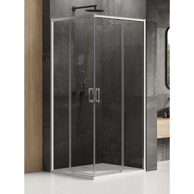 New Trendy Prime kabina prysznicowa 120x70 cm prostokątna chrom połysk/szkło przezroczyste D-0302A/D-0349A