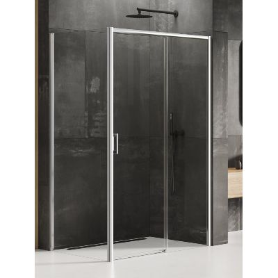 New Trendy Prime kabina prysznicowa 150x90 cm prostokątna chrom połysk/szkło przezroczyste D-0309A/D-0124B