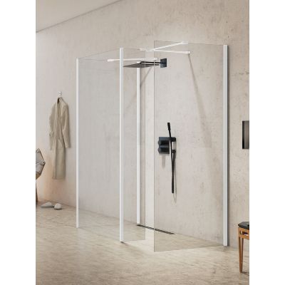 New Trendy New Modus White ścianka prysznicowa walk-in 90 cm biały mat/szkło przezroczyste EXK-2334